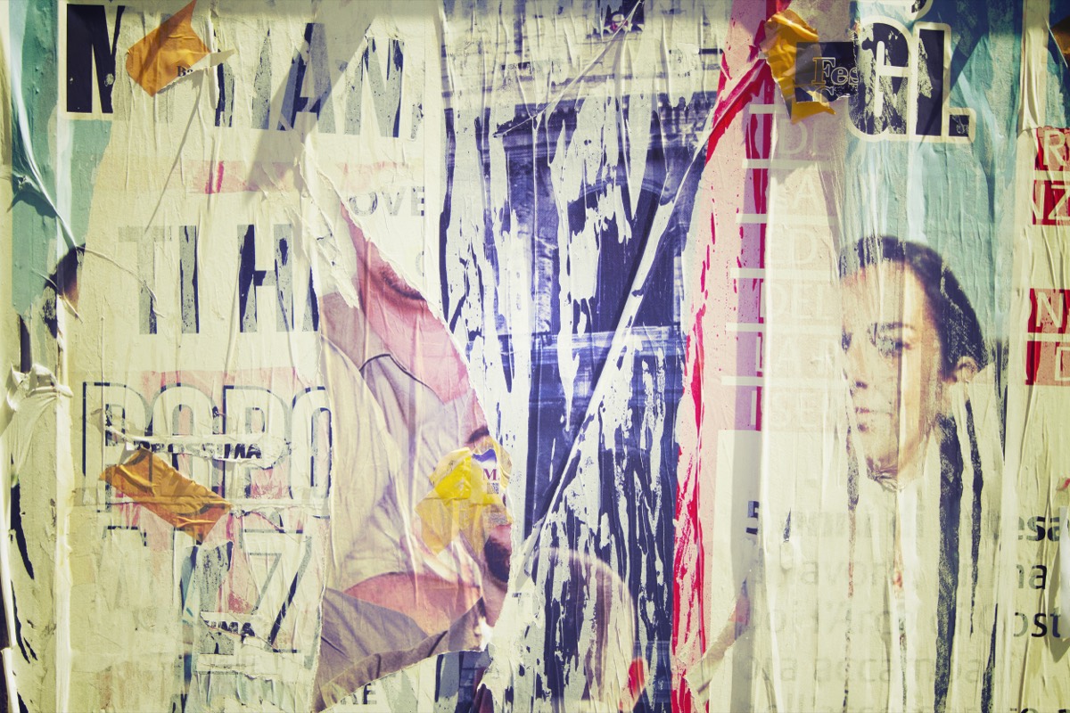 Vintage psychedelic rock concert posters displayed side by side on a wall