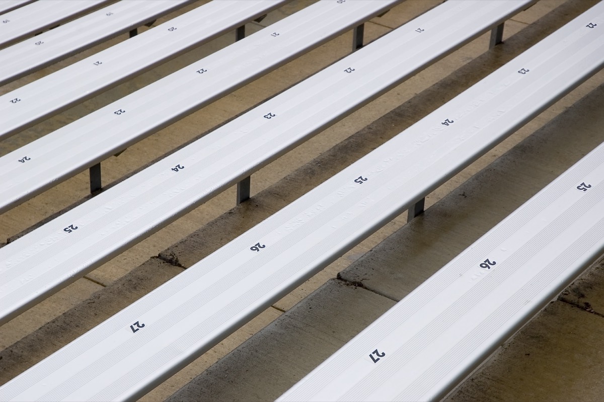 A college football stadium filled with fans on game day